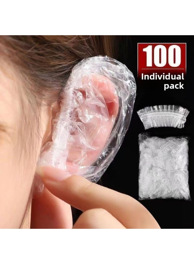 Ear Cover - Disposable Waterproof Earmuffs - Disposable Waterproof, 50pcs Pack - Hair Salon, Beauty Supply - Image 2