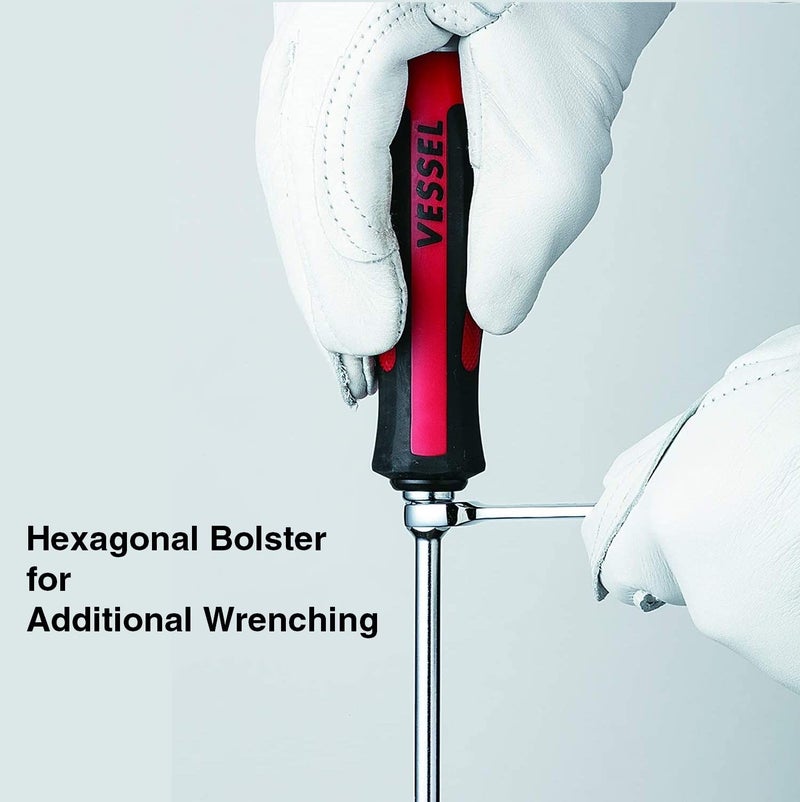 VESSEL MEGADORA Tang-Thru Screwdriver Set 8pcs. 9308EVA (EVA Foam set/Tang Thru) - Image 5