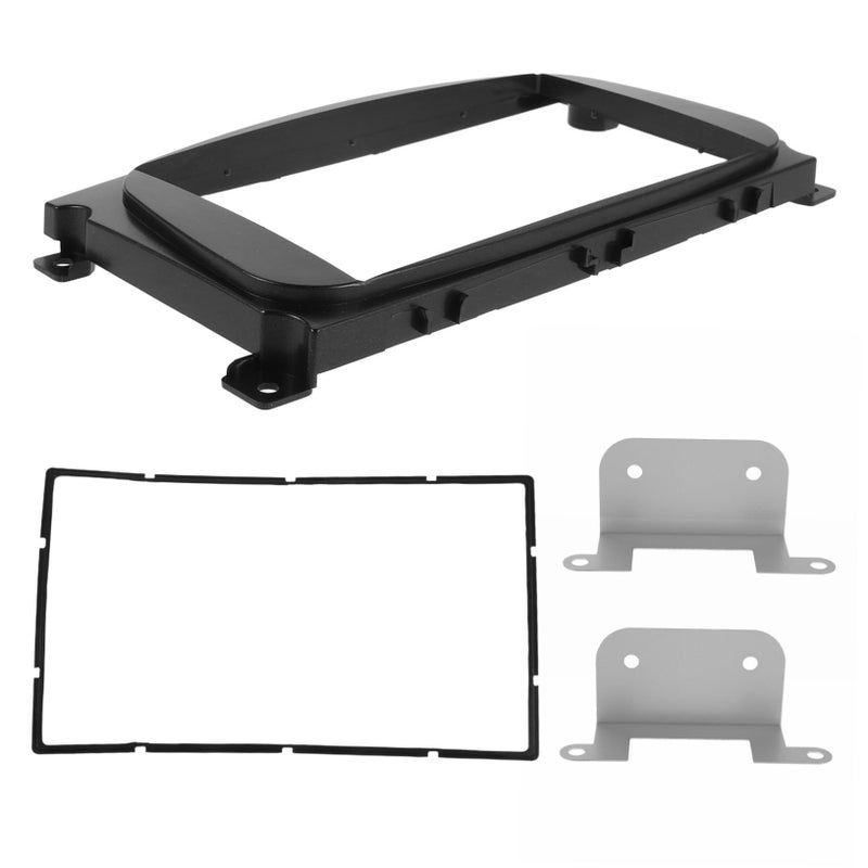 Double Din Car Stereo Installation Kit Trim Bezel With Dash Mounting Brackets - Image 2