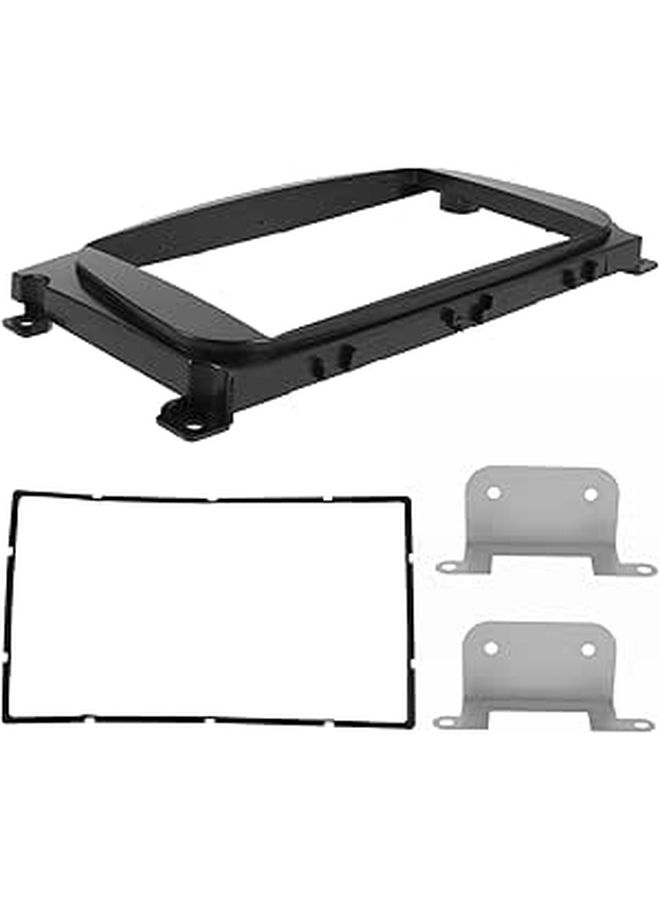 Double Din Car Stereo Installation Kit Trim Bezel With Dash Mounting Brackets - Image 1