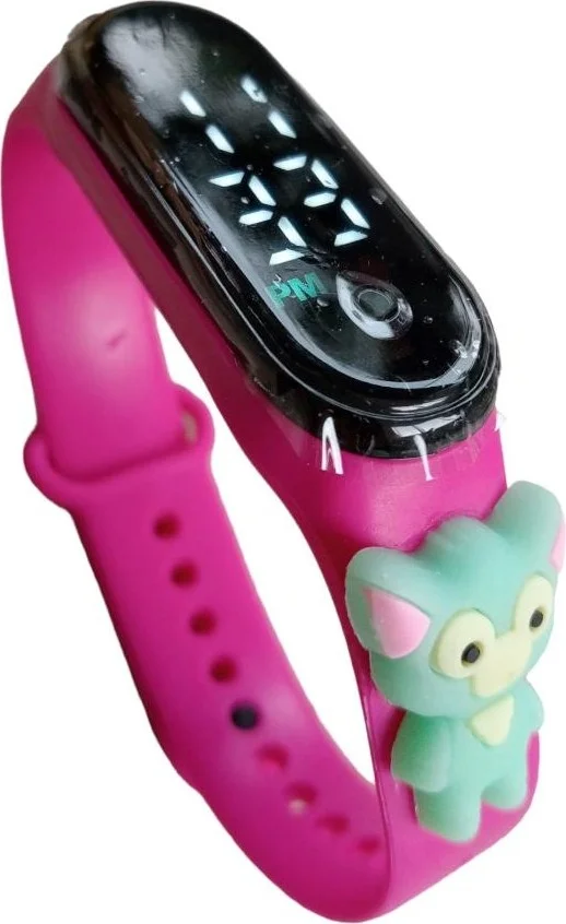 Dzc Kuzenler Avm Dzc Cousins ​​Avm Cat Gelatoni Koala LED Touch Screen Digital Children and Youth Wristwatch (They Are Not Smart)
