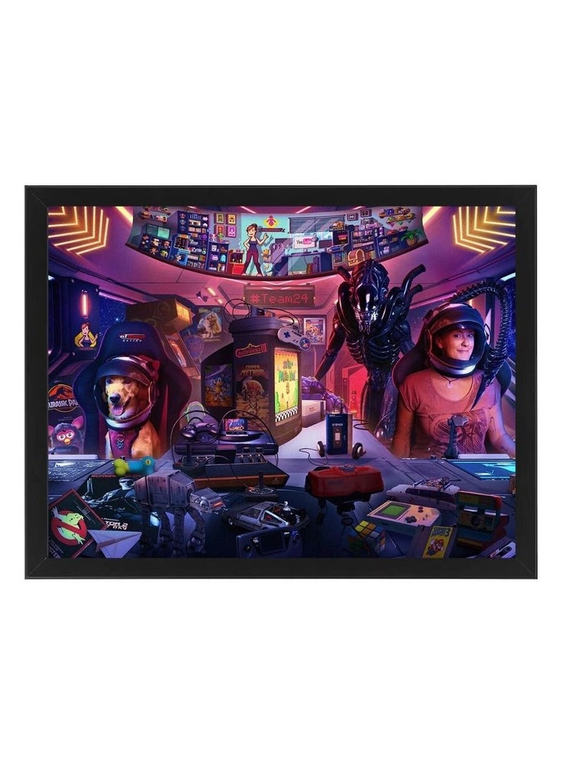 RKN Digital Wall Art Poster Frame Team 24 Into The Space 21X30 cm - Image 2