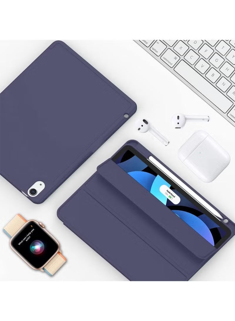 يوارب كينج iPad Air الجيل 6 مقاس 11 بوصة M2 (2024) / iPad Air 11 بوصة M3 (2025) ، iPad Air 5/4 (2022/2020 الخامس / الجيل الرابع 10.9 بوصة) حزمة هاتف محمول مع قلم ، غطاء لوحي رقيق للغاية ، لوحة خلفية TPU ناعمة ، التنبيه / النوم التلقائي - Image 3