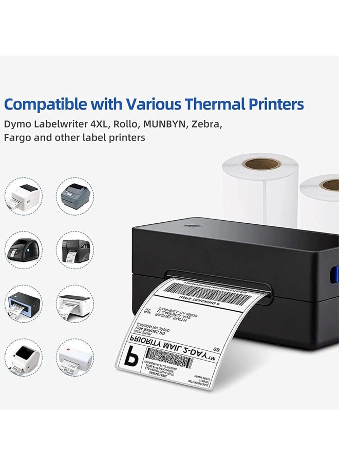 500pcs 10cmx10cm ذاتية اللصق قراءة مباشرة thermosensitive تسمية شريط التمرير ، متوافقة مع الطابعة thermosensitive مكافحة النفط ومكافحة الصفر الأبيض - Image 3