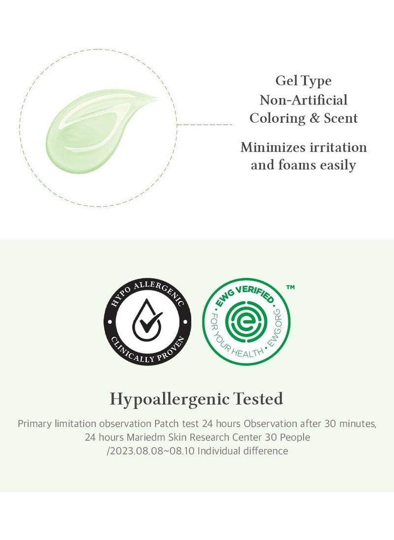Dr.althea Green Relief Amino Gel Cleanser | Lightweight & Hydrating Makeup Remover | Daily Face Wash with Hyaluronic Acid | Korean Vegan Skincare for All Skin Types | 3.38 Fl Oz  - Image 5