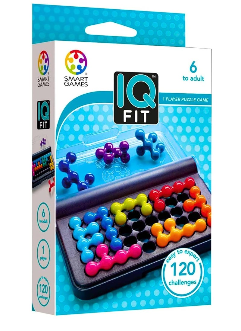 MAGIC VAULT - IQ Fit 3D Travel Game Cognitive Skill Building Brain Teaser for Kids & Adults  120 Challenges in Travel Friendly Case  Educational Puzzle Toy for Ages 6+ - Image 1