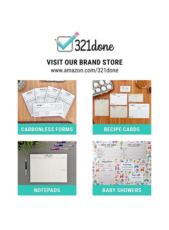 321 دن بطاقات نصائح وأمنيات (50 بطاقة) 4 × 6 بوصات بيضاء فارغة تمنيات طيبة لحفلات الزفاف والعرائس والسيد والسيدة والتقاعد وحفلات استقبال المولود - كلمات حكيمة - صنع في الولايات المتحدة الأمريكية - Image 5