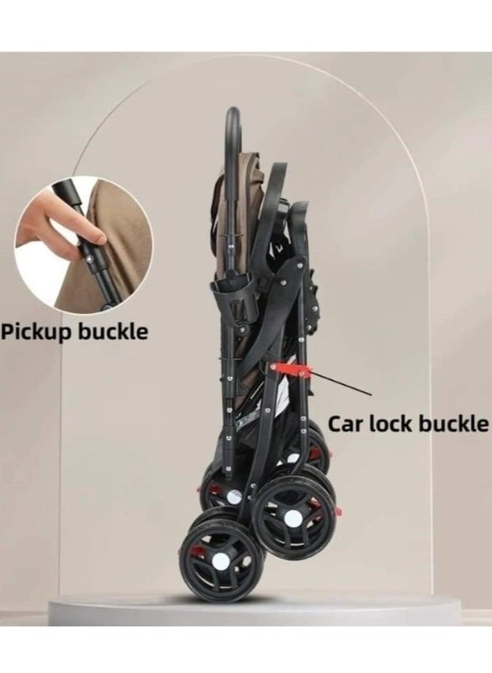 BABYCARA Baby Stroller Reversible Handle with a Bag for Babies Accessories 0-3 Years  - Image 5