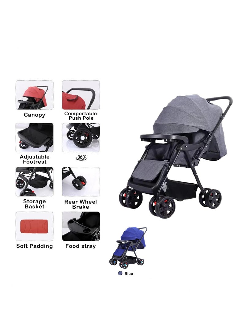BABYCARA Baby Stroller Reversible Handle with a Bag for Babies Accessories 0-3 Years  - Image 2