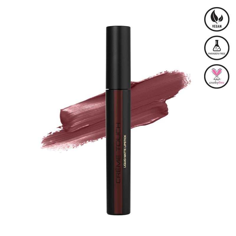 Armaf Beaute Creme Touch Liquid Lipstick 3g, Versailles Colour, Semi Matte Lip Stick, Rich Pigment, Lightweight, Long Lasting, Water Proof, Non Drying Formula, Non Sticky, Effortless Stroke, Makeup