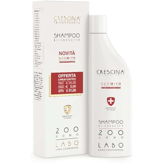 Crescina Transdermic NEO MITO Hair Re-Growth Shampoo 200 Man 150 ml