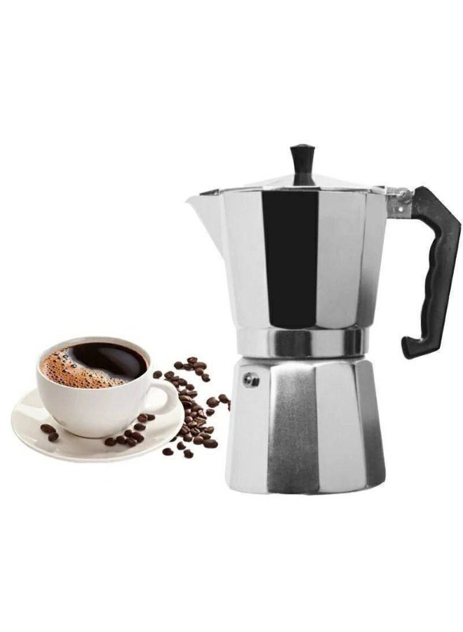 Brew a rich, authentic espresso at home with this premium Moka Pot! Experience the bold aroma of freshly brewed coffee on your stovetop in just minutes - Image 2