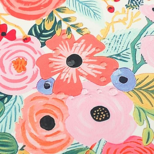 Canvaslife Garden Rose Waterproof Pattern 13 inch Canvas Laptop Sleeve with Pocket 13 inch 13.3 inch Laptop 13 case13 Sleeve - Image 5