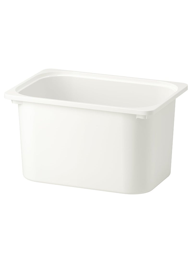 Storage box white 42x30x23 cm
