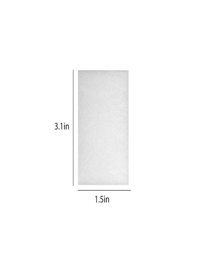 Much Hotter White Nail Extension Fibers, Quick Extension Nails Art Fiberglass, Non-Woven French Fingernail Warp, Magical Fingernails Extension Silk Tools, False Manicure Salon or Home Use (100 Pieces) - Image 2