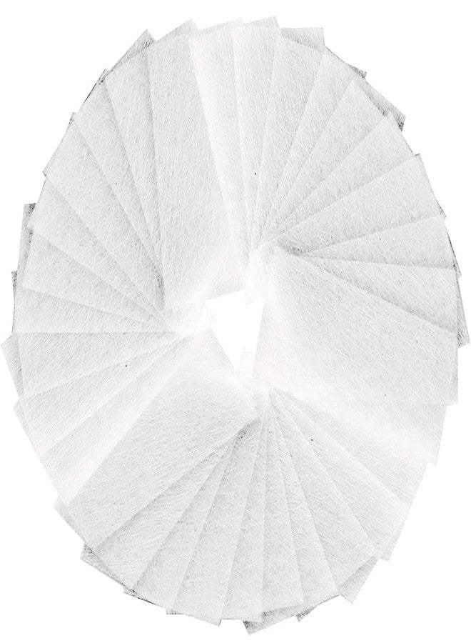 Much Hotter White Nail Extension Fibers, Quick Extension Nails Art Fiberglass, Non-Woven French Fingernail Warp, Magical Fingernails Extension Silk Tools, False Manicure Salon or Home Use (100 Pieces) - Image 1