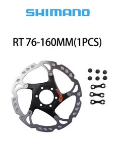SHIMANO SHIMANO SLX SM-RT76, six-nail bicycle hydraulic brake rotor, 160MM  - Image 1