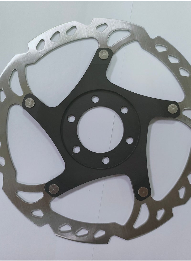 SHIMANO - SHIMANO SLX SM-RT76, six-nail bicycle hydraulic brake rotor, 160MM - Image 1