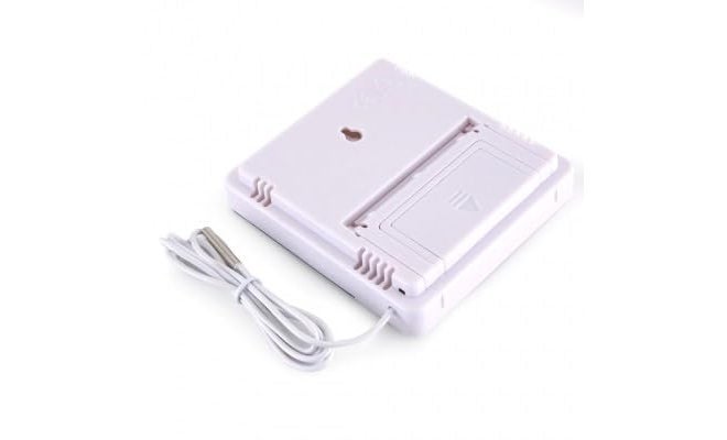 Robodo HTC-2 مقياس الحرارة والرطوبة HTC2 بشاشة كبيرة مع ساعة منبه - Image 5