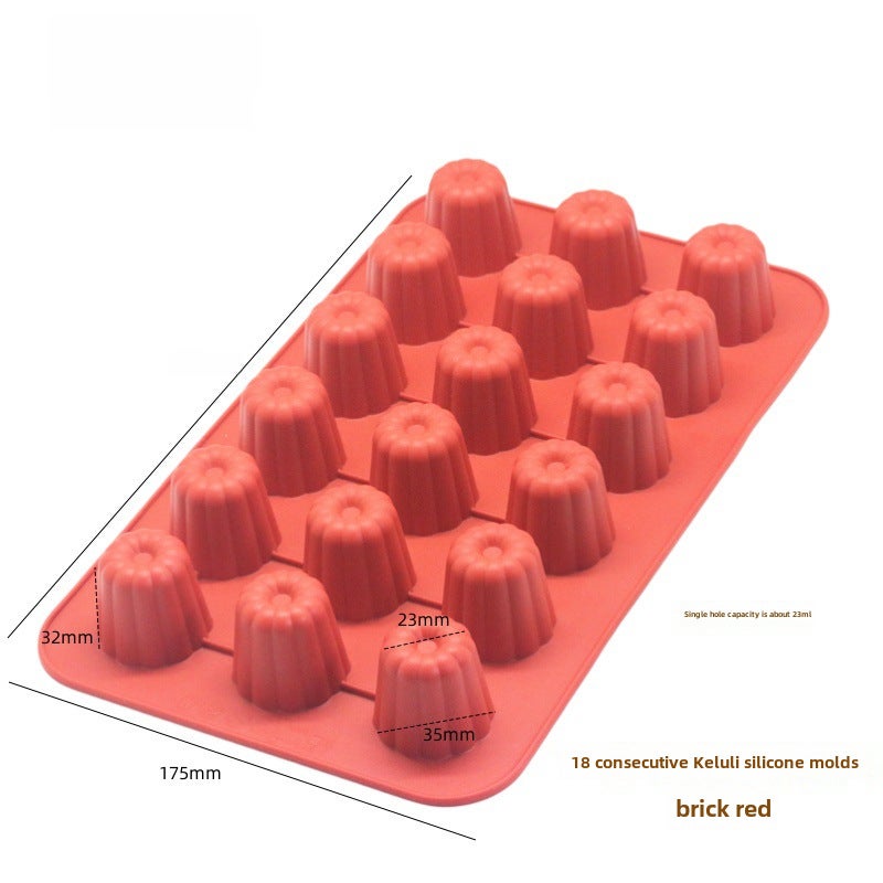 But Luli lace small cylinder mus mold silicone cake mold manufacturers directly supply Kanalei small cake mold pudding mold(18 Lian Ke Luli) - Image 1