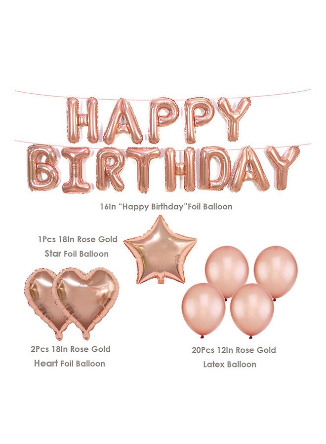 Happy Birthday Design Balloon Decoration Set Durable Made Up With High Quality 12x5x5cm - Image 2