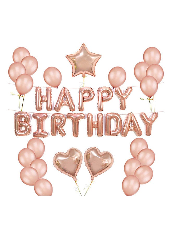 Happy Birthday Design Balloon Decoration Set Durable Made Up With High Quality 12x5x5cm - Image 1