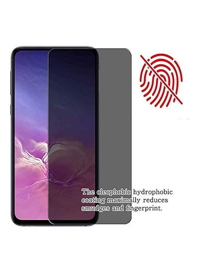 NIBEMINENT Anti-Spy Tempered Glass Screen Film Guard,9H Hardness Hd Anti-Scratch Protector For Oppo A3/Oppo F7 Black - Image 2