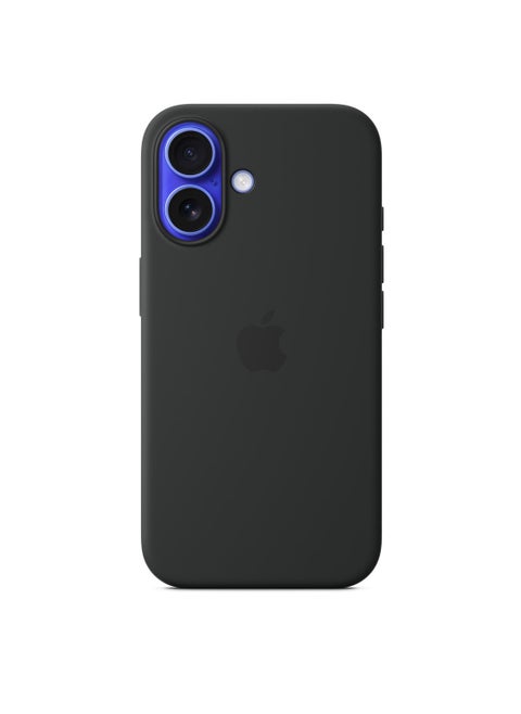 Liquid Silicone Case Protector Compatible with iPhone 16 Black