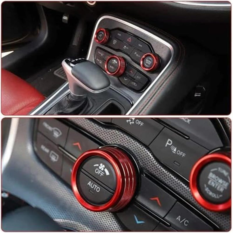 Wivplex Auto Button Stickers for Dodge Cars - Image 3