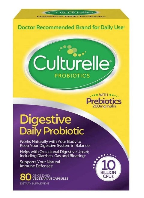 Digestive Health Probiotic, 80 Capsules