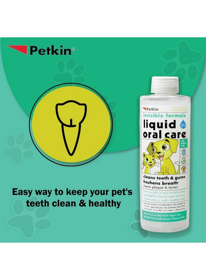 Petkin Pet Liquid Oral Care Invisible Formula Oral Care for Dogs, Easy-to-Use, Removes Plaque and Tartar Also Freshen Up Breath, Keep Your Pet Mouth Clean and Fresh, Tastes Great 240 ml - Image 3