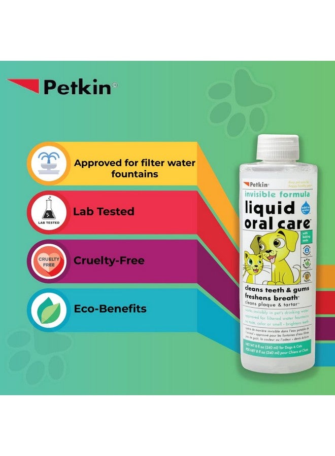 Petkin Pet Liquid Oral Care Invisible Formula Oral Care for Dogs, Easy-to-Use, Removes Plaque and Tartar Also Freshen Up Breath, Keep Your Pet Mouth Clean and Fresh, Tastes Great 240 ml - Image 5