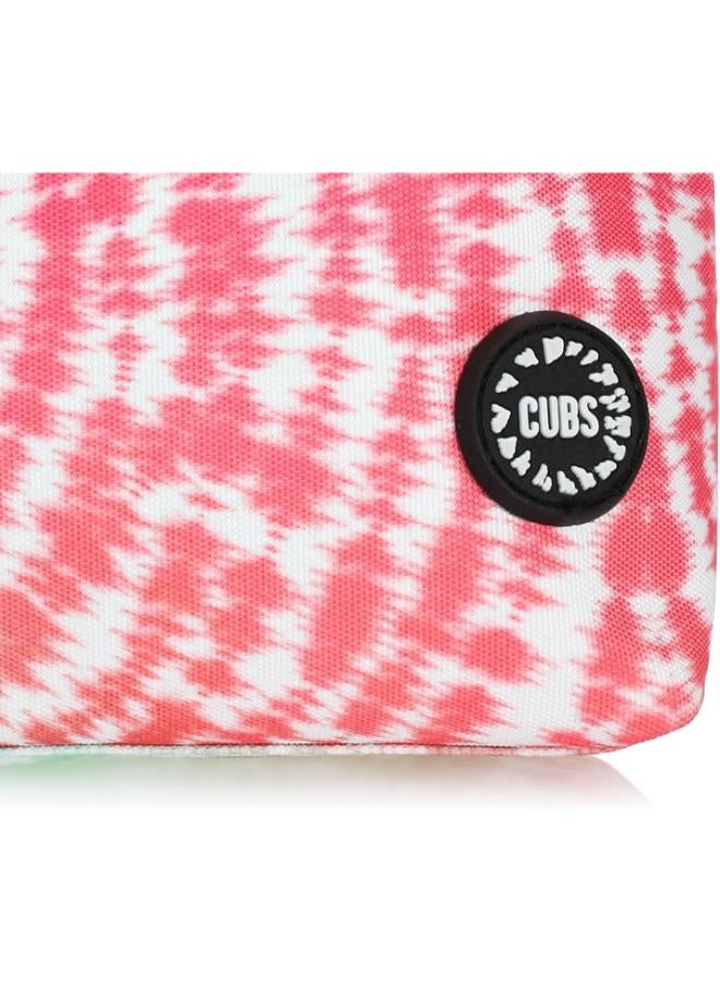 Cubs Medium Pouch Multicolor Tie Dy Swirls - Image 1