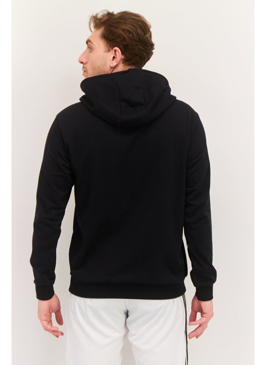 SKECHERS Men Sportswear Fit Long Sleeves Outdoor Sweatshirt, Black  - Image 3