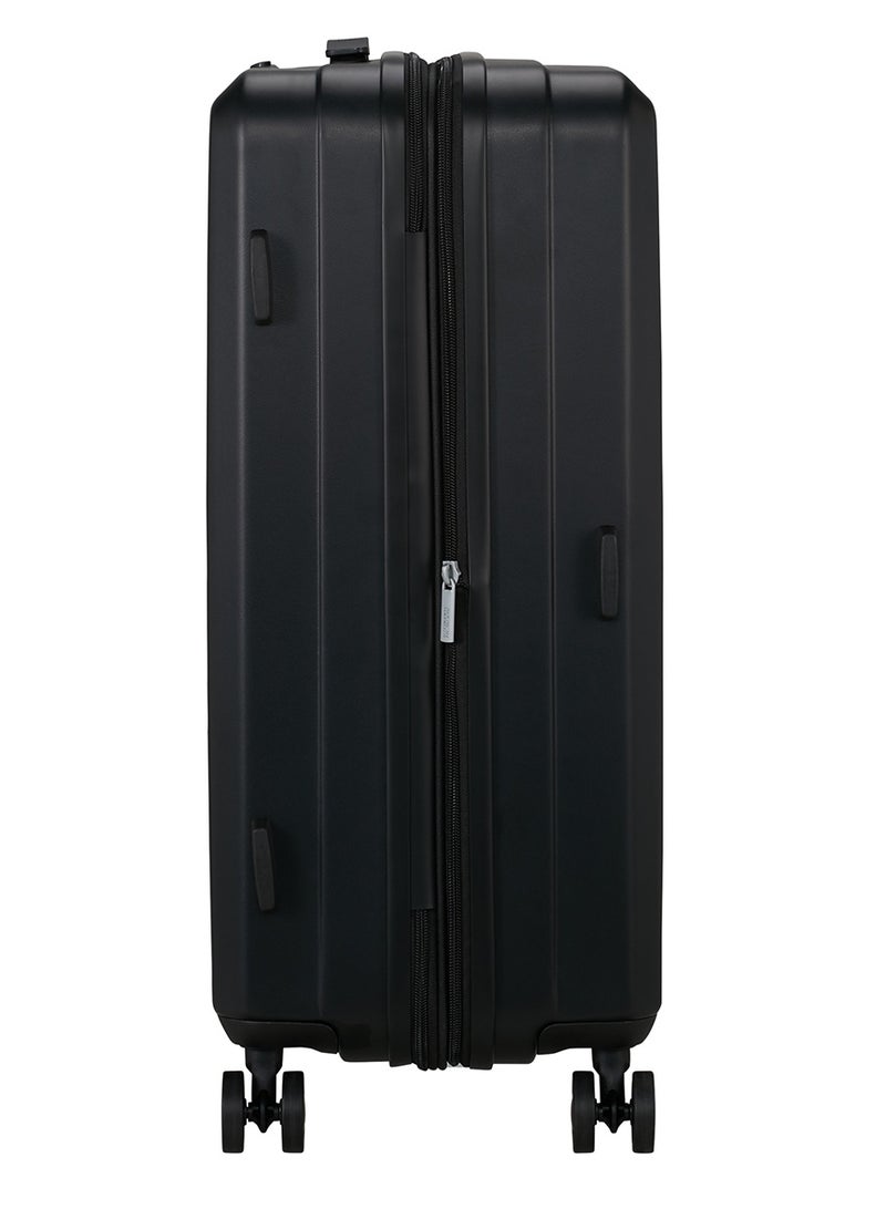 امريكان توريستر حقيبة سفر آيروجوي، حجم الأمتعة المسجلة ٦٦ سم، ٤ عجلات، سطح صلب، ، أسود، قفل ، مقسم شبكي بسحاب داخلي، قابلة للتوسيع، أشرطة متقاطعة، خفيفة الوزن - ضمان دولي ٣ سنوات - Image 3