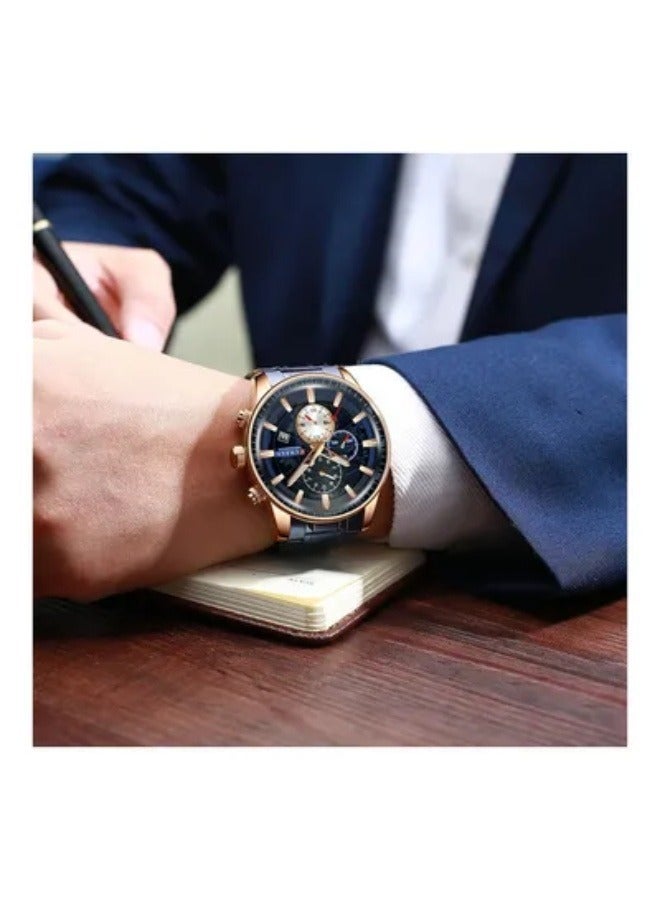 CURREN ساعات رياضية غير ميكانيكية مقاومة للماء للرجال - Image 2