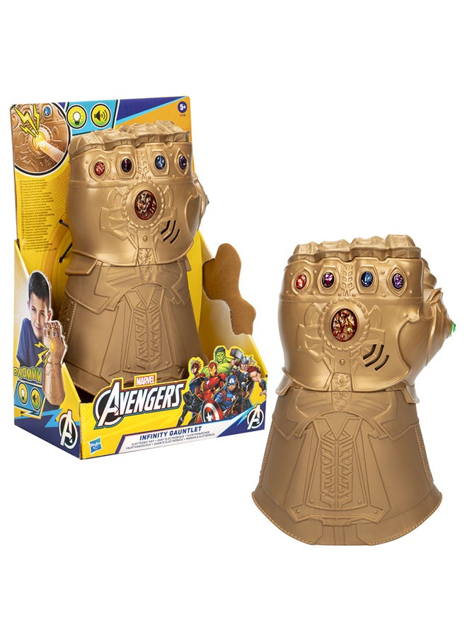 MARVEL Avengers Marvel: Infinity War Infinity Gauntlet Electronic Fist Roleplay Toy With Lights And Sounds, Toys For Kids Ages 5 And Up, Multicolor  - Image 1