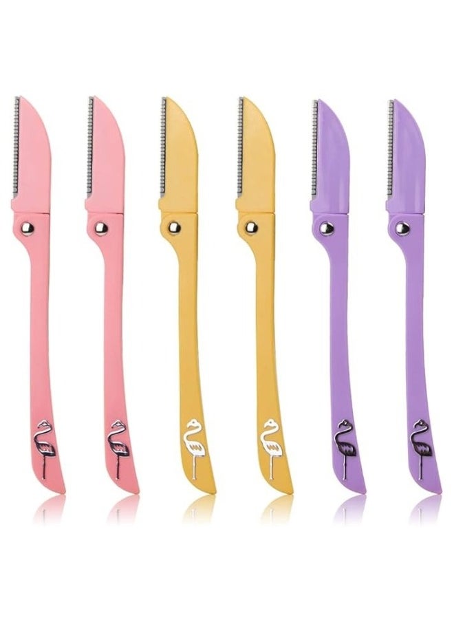 Feather-Flamingo 6 Piece Flamingo Ladies Razor For Facial And Body Hair  - Image 2