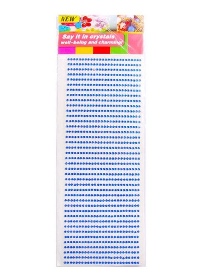 646 قطعة ملصق تاتو للوجه والجسم مرصع بالكريستال الامع - Image 1