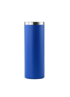 Factory direct supply 20oz30oz straight Cup sublimation stainless steel thermos cup cross-border spray plastic car Cup Dark blue