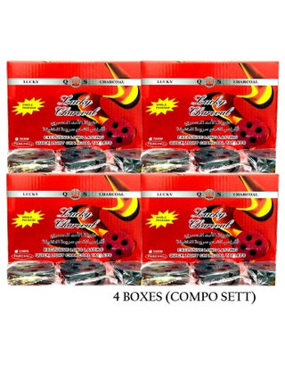 Alsaqer Bakhoor Charcoal Quick Ignite and Long Lasting Incence Coal 20-Peices x 4 Boxes Compo Pack - pzsku/Z2B5CC846F0EA4F9DE124Z/45/_/1647445763/cf8d4796-ceaf-4b32-8199-de59f9e774de