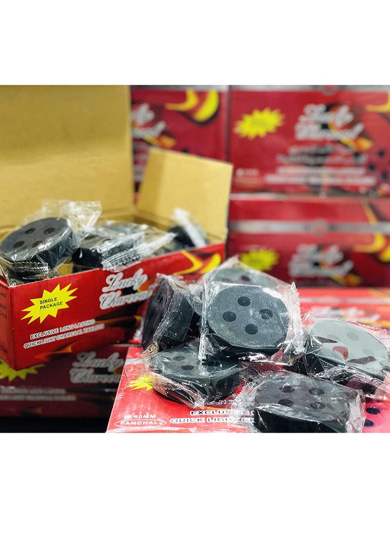 Alsaqer Bakhoor Charcoal Quick Ignite and Long Lasting Incence Coal 20-Peices x 4 Boxes Compo Pack - pzsku/Z2B5CC846F0EA4F9DE124Z/45/_/1647445763/d30dbd22-d126-4e58-8378-49006ba4c897