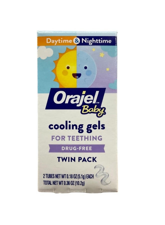 Orajel Baby Non-Medicated Cooling Gel Day & Night 0.18 Ounce (6 Pack) - Image 1