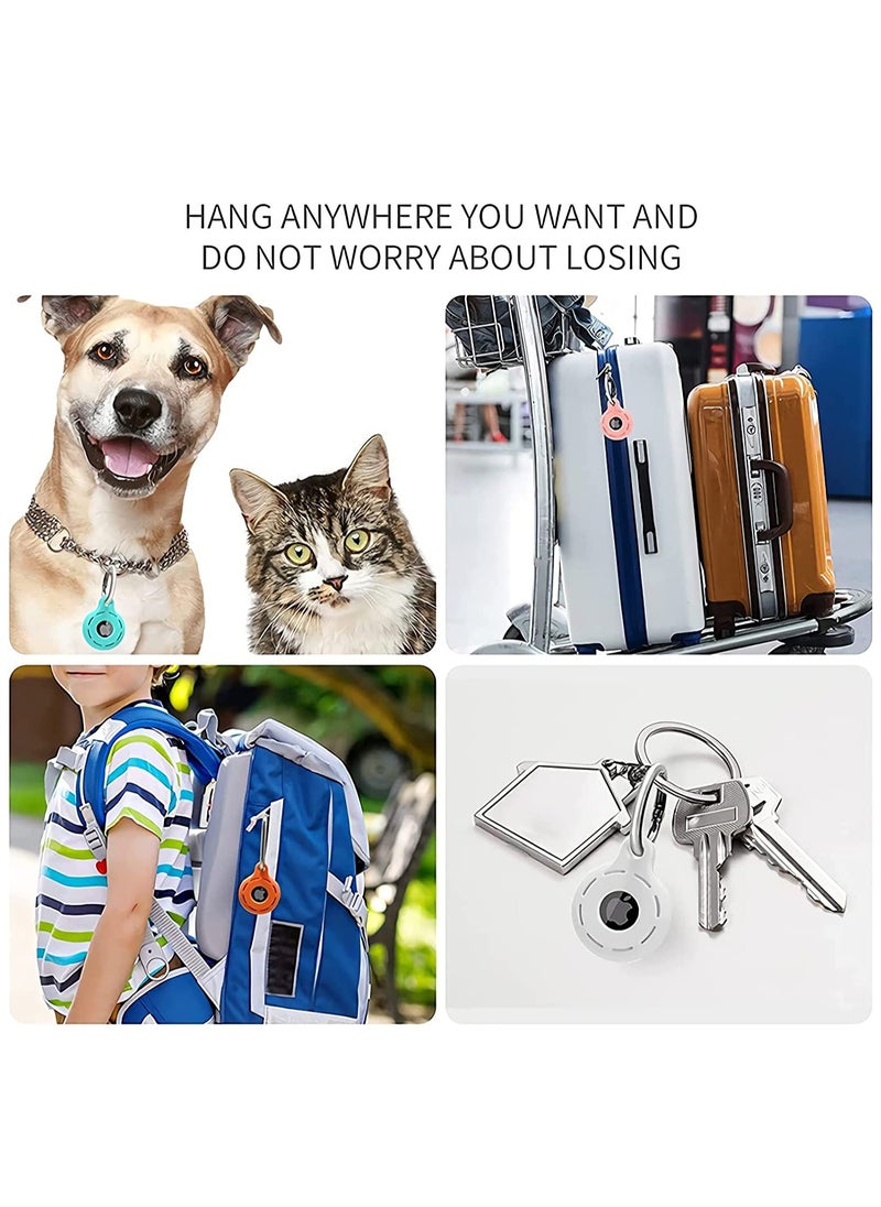Generic - Durable Hard Plastic Case for Apple AirTag with Keychain and Strap, Ideal for Pet Dog Collars and Wallets, Anti-Lost Tracker Protector with Loop Accessory, Secure Holder for AirTag. - Image 1