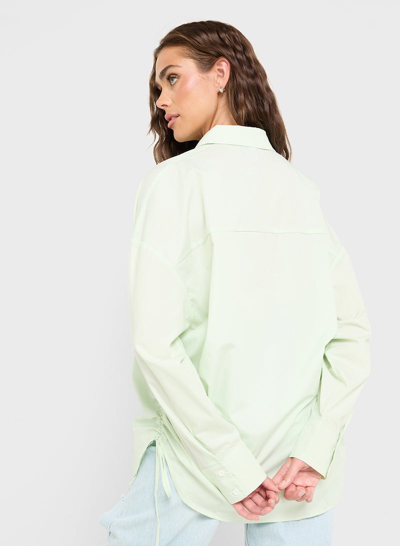 Ginger Oversize Button Down Shirt - Image 2