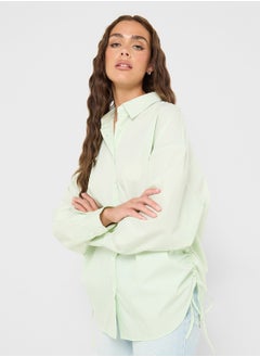Ginger Oversize Button Down Shirt  - Image 1