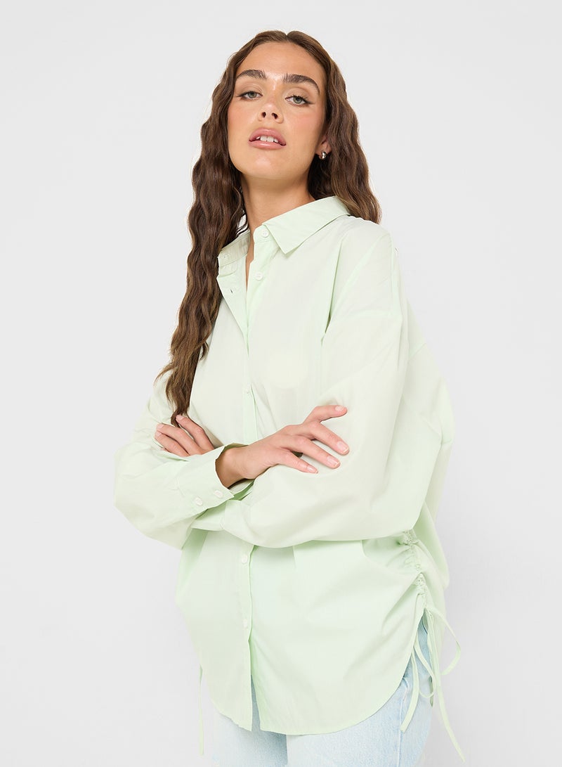 Ginger Oversize Button Down Shirt - Image 1