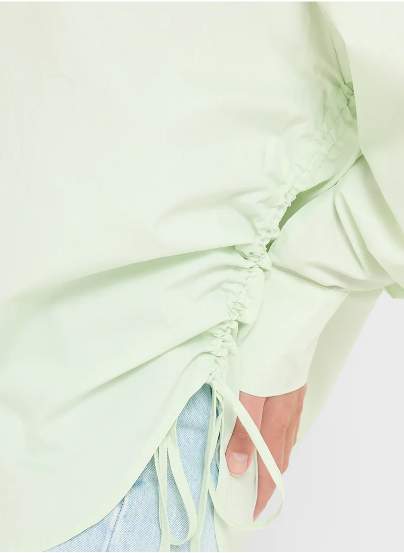 Ginger Oversize Button Down Shirt