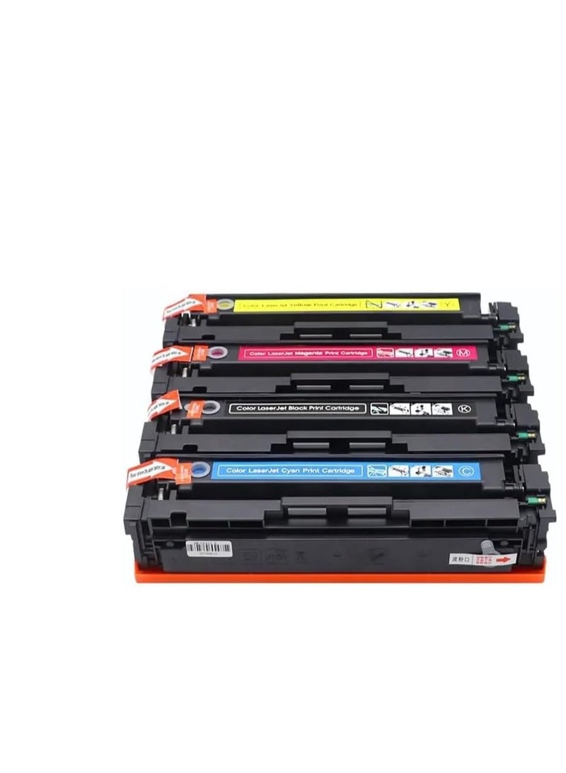 Terabyte Compatible Toner Cartridge Replacement for HP 203A CF540A CF541A CF542A CF543A Use for Color Laserjet M254dw M254nw MFP M280 M280nw M281cdw M281fdn M281fdw Printer(1B 1C 1M 1Y, 4-Pack) - Image 2