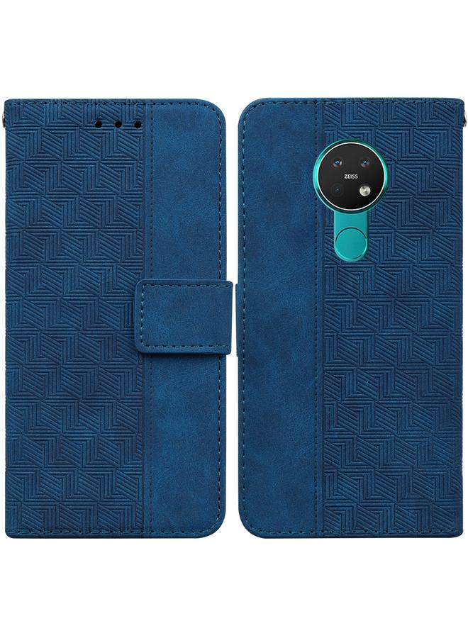 اس-توب جراب لهاتف Nokia 6.2 / 7.2 مصنوع من الجلد المنقوش هندسيًا - Image 1